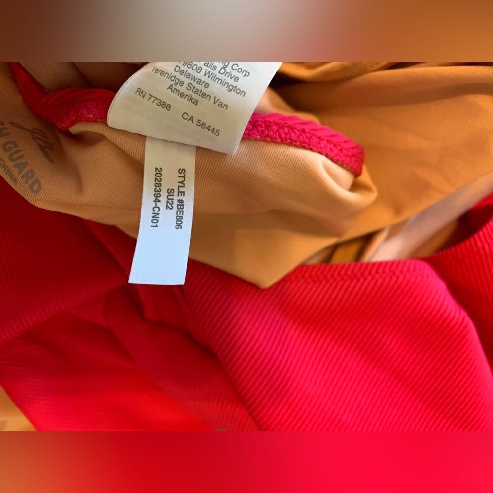 NWT J. Crew Ribbed Hibiscus One Piece Swimsuit 🌺 size 24 - Picture 3 of 15